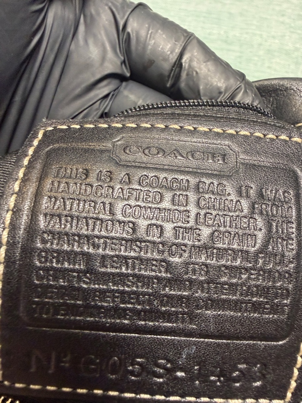 Vintage Coach SoHo 1453 Black Leather Shoulder Bag with Silver Buckle Accents - Picture 7 of 10